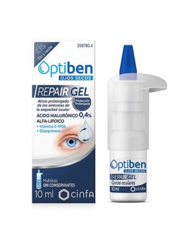 Optiben Repair Gel Ojos Secos 10 ml