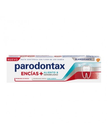 Parodontax Pasta De dientes Encías + Aliento y Sensibilidad Blanqueante 75 ml