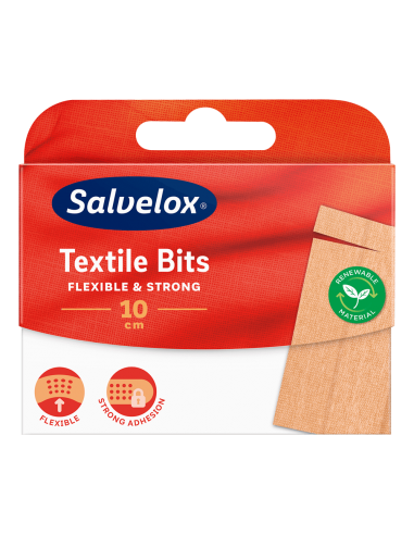 Salvelox Tira Textil Recortable 10cm x 6cm 10 Uds