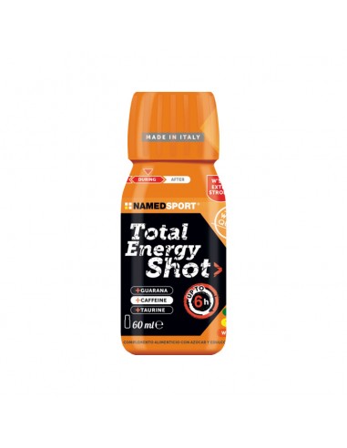 Total Energy Shot NAMEDSPORT Naranja 60 ml