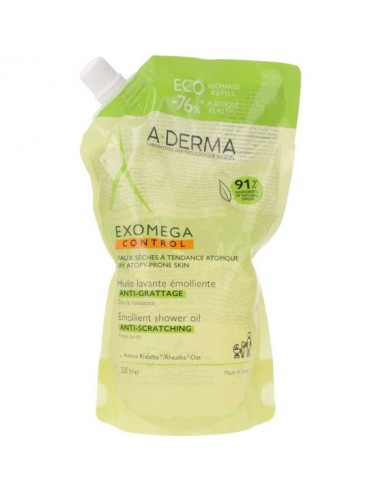 A-Derma Exomega Eco Recarga Aceite de Ducha 500 ml