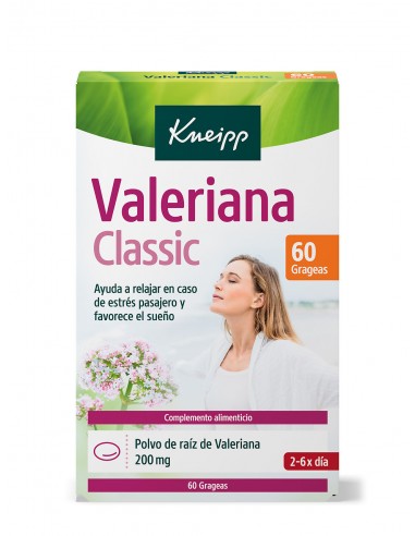 Kneipp Valeriana Classic grageas herbales 60 uds