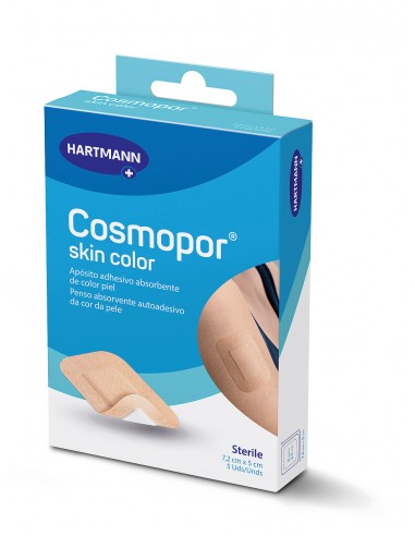 Cosmopor Skin Aposito Esteril Color 7.2 cm x 5 cm 5 uds