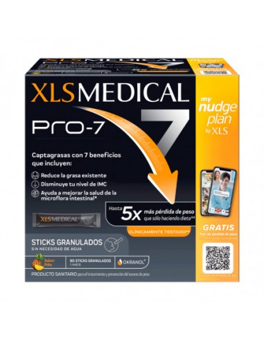 XLS Medical Pro 7 90 Sticks sabor piña