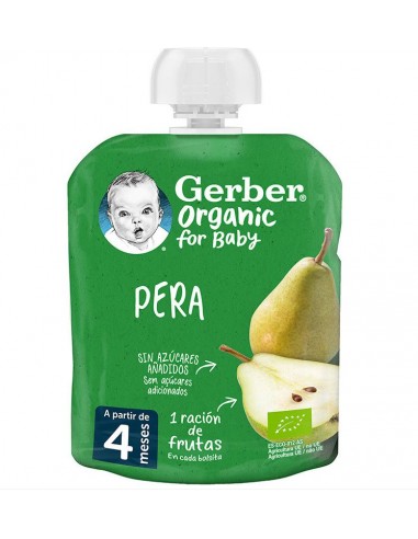 Gerber Organic Pera Pouch 90 g