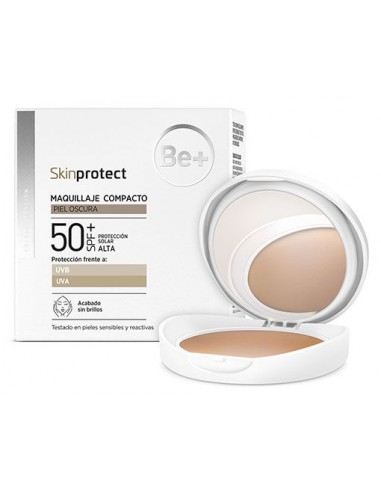 Be+ Skin Protect Maquillaje Compacto SPF 50 Piel Oscura 10 g