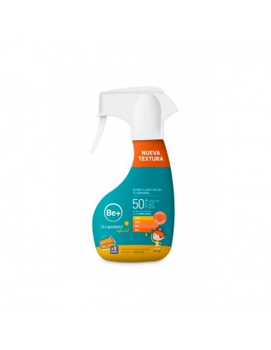 Be+ Skin Protect Infantil Ultra Fluido Spray Facial y Corporal SPF 50+ 250 ml