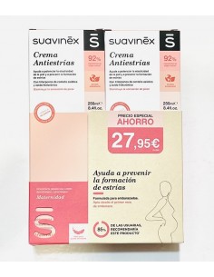 Pack Duplo Suavinex 2 unidades Crema Antiestrías Embarazo – 2 x 200ml :  : Bebé