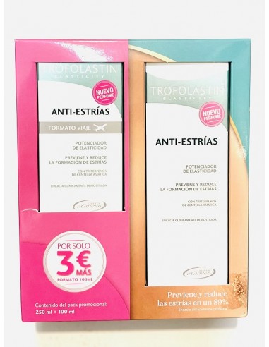 Farmacia Fuentelucha  Pack Trofolastin Antiestrias 250 ml + Formato Viaje  100 ml