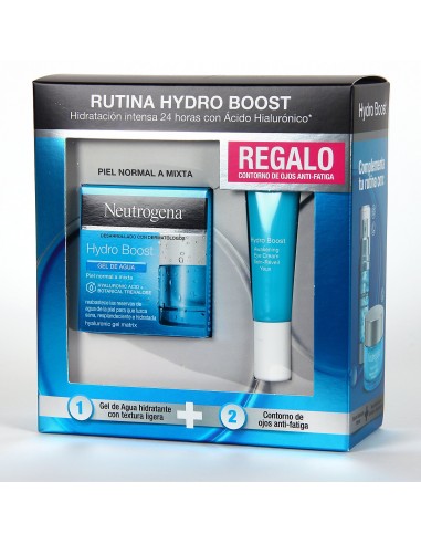 Neutrogena Hydro Boost Gel de Agua 50 ml+Contorno Ojos Anti-fatiga 15 ml