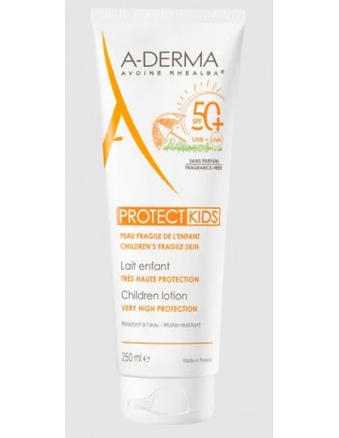 A-Derma Protect Kids Leche Solar SPF 50+ 250 ml