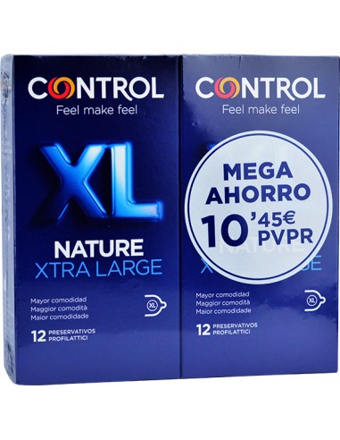 Control XL Nature Pack preservativos 24 uds