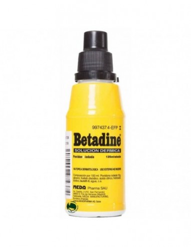 Betadine solución dérmica 125 ml