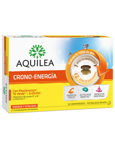 Aquilea Crono-Energía 30 Comprimidos Bicapa