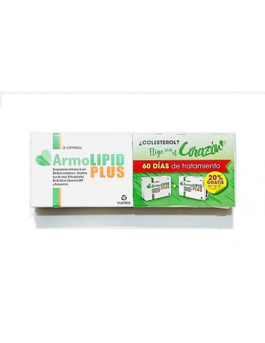 Armolipid Plus 30 Comprimidos + 20% Descuento 2ª Ud
