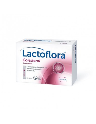 Lactoflora Colesterol 30 Sobres Sabor Vainilla