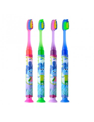 Gum Cepillo Dental Junior 903 Monstruos con luz 1U
