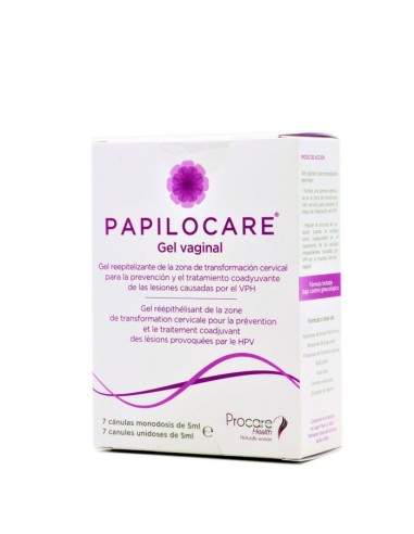 Papilocare Gel Vaginal 7 Canulas 5 ml