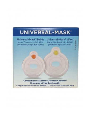 Mascarilla Universal-Mask 2 Unidades Bebés + Niños