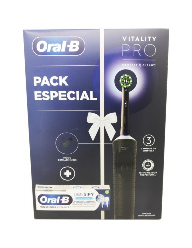 Oral B Cepillo Electrico Vitality Pro + Pasta Dental Densify 75 ml