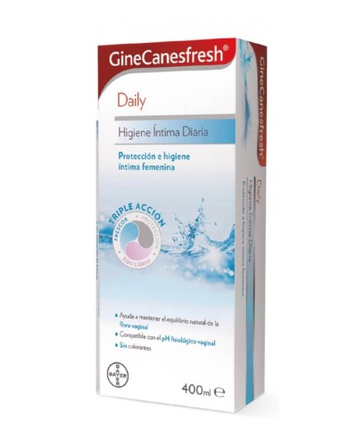 GineCanesfresh Gel Higiene y Cuidado Íntimo Diario 400 ml