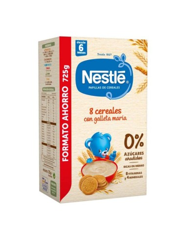 Nestle Papilla 8 Cereales con Galleta Maria 725 gr