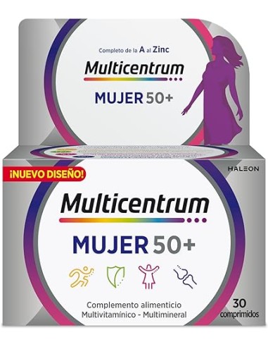 Multicentrum Mujer 50+ 30 Comprimidos