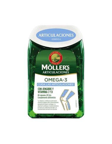 Möller’s Articulaciones Omega-3 80 Cápsulas