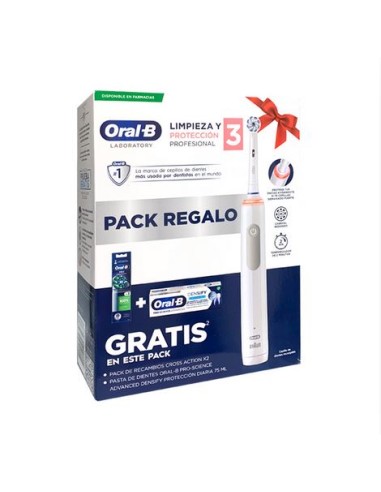 Oral b Cepillo Eléctrico Pack Densify Limpieza Profesional 3