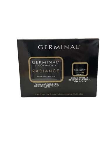 Pack Germinal Radiance Crema Día SPF 30 50 ml + Radiance Crema Noche 15 ml