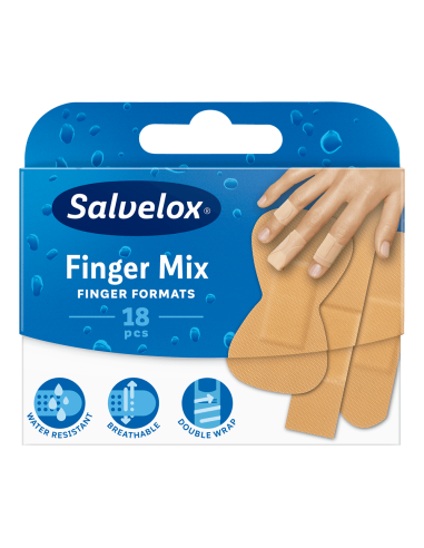 Salvelox Apósito Adhesivo Finger Mix 18 Uds