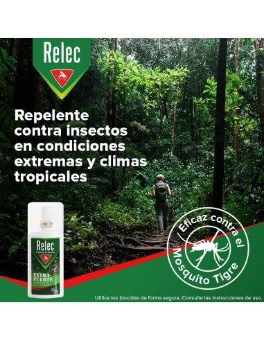 Farmacia Fuentelucha  Relec Extra Fuerte Repelente Mosquitos Spray 75 ml