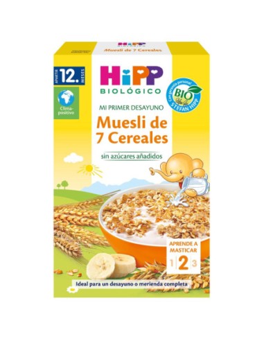 Hipp Muesli de 7 Cereales Bio 200 gr