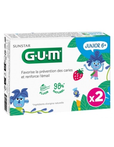 Gum Pasta Dental Junior +6 años 2x50ml