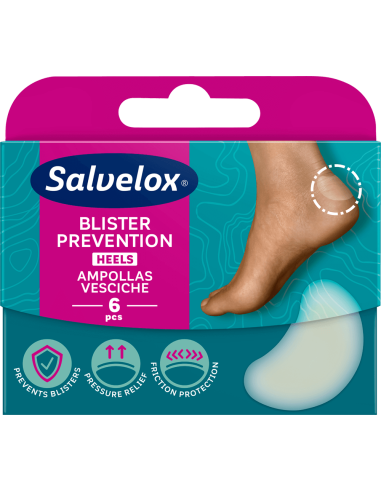 Salvelox Apósitos Para Ampollas Blister Prevention Heels 6 Uds