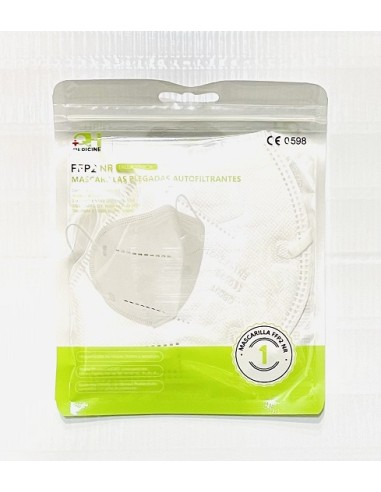 Mascarilla protección FFP2 QH 5 capas blanca