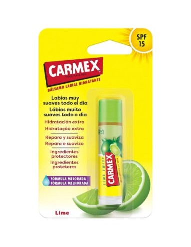 Carmex Ultra Hidratante Bálsamo Labial Lima FPS15 4,25 gr