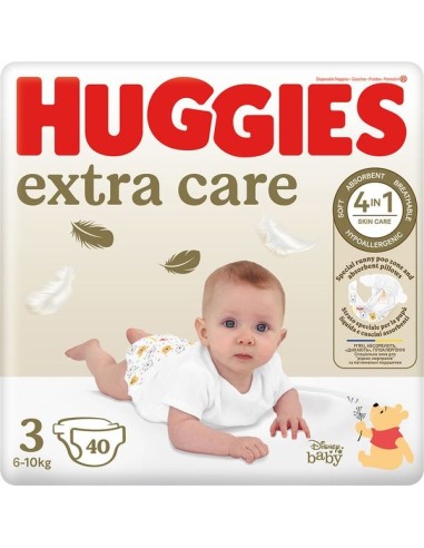 Huggies Extra Care Talla 3 40 Unidades