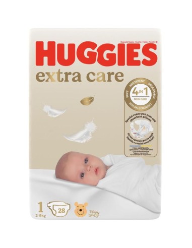 Huggies Extra Care Talla 1 28 Unidades