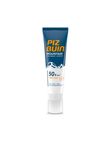 Piz Buin Mountain Crema Solar 50 spf  + Stick Labial 30 spf