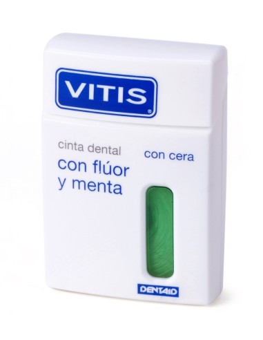 Vitis Cinta Dental con Cera Fluor y Menta 50 m