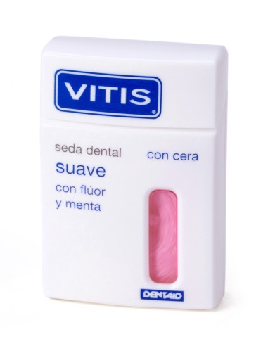 Vitis Seda Dental Suave con Cera Fluor y Menta 50m