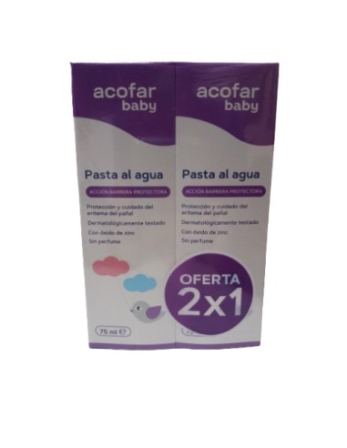 Acofarbaby Pasta al Agua Pack 2x75 ml