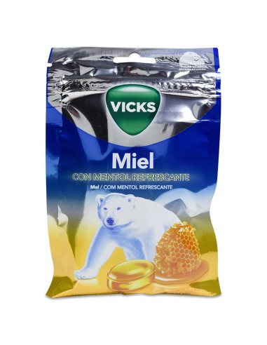 Vicks Praims Caramelos de Miel con Mentol Refrescante 72 gr