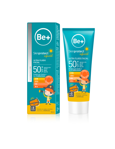 Be+ Skinprotect Pediatrico Ultra Fluido Facial 50ml