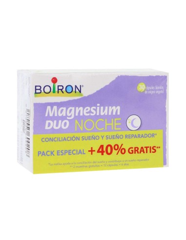 Magnesium Duo Noche 30 Cápsulas + 12 de regalo