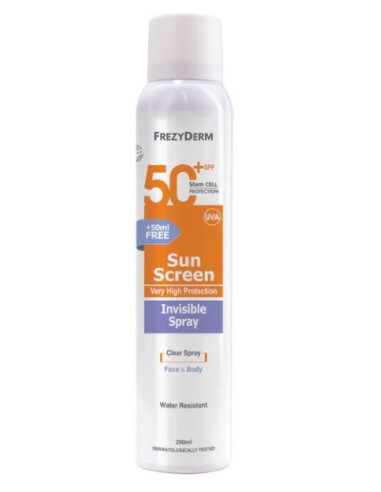 FrezyDerm Sun Screen Spray Invisible SPF50 200 ml