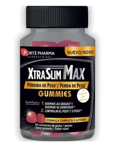 Forte Pharma Xtraslim Max Pérdida Peso 60 Gummies
