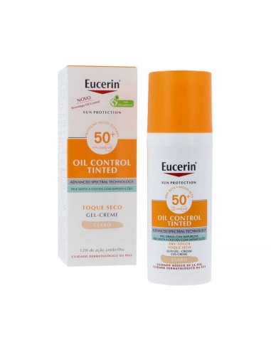 Eucerin Fotoprotector Facial Oil Control Dry Touch SPF 50+ Color Claro 50 ml