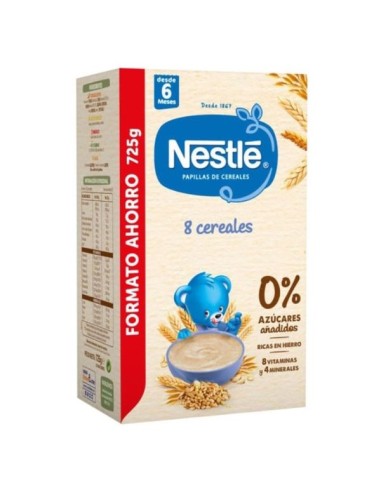 Nestlé Papilla 8 Cereales 725 gr